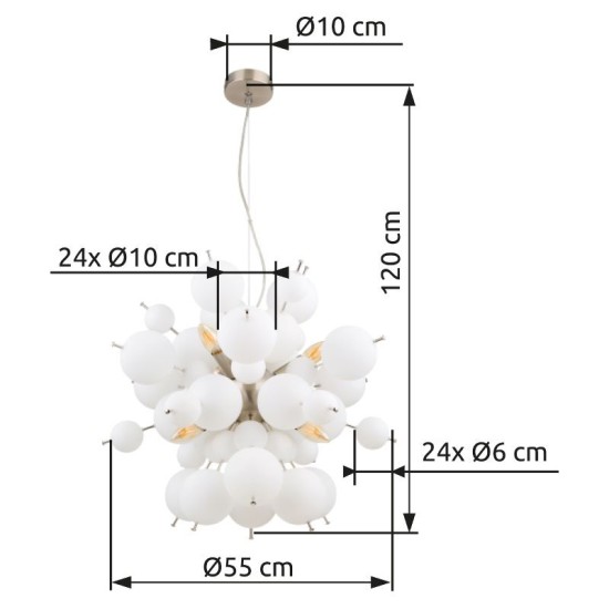 GLOBO CEILING LAMP UDO 15633HO