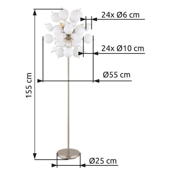 GLOBO FLOOR LAMP UDO 15633S0