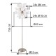 GLOBO FLOOR LAMP UDO 15633S0