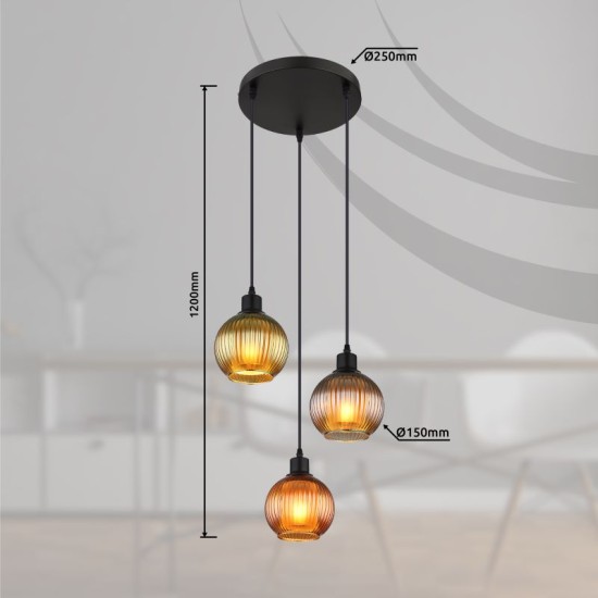 GLOBO CANDELABRU ZUMBA 15638-3