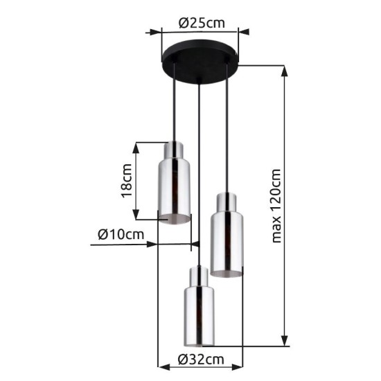 GLOBO CANDELABRU LIDARIA 15708-3H