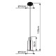 GLOBO PENDANT LAMP LIDARIA 15708H