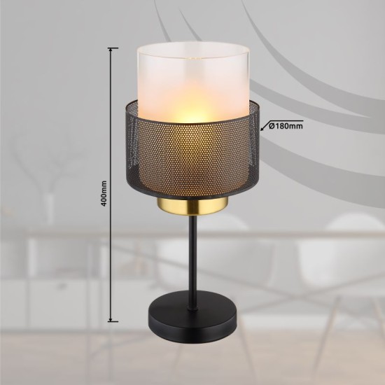 GLOBO LAMPA DE MASA OLGA 15709T