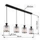 GLOBO CEILING LAMP JORDANA 15742-4