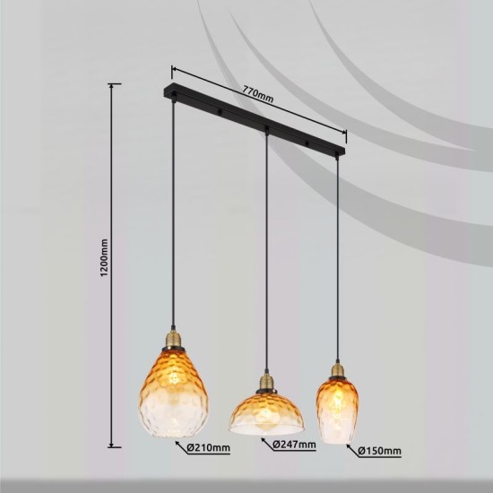 GLOBO PENDUL SALVY 15786-3H