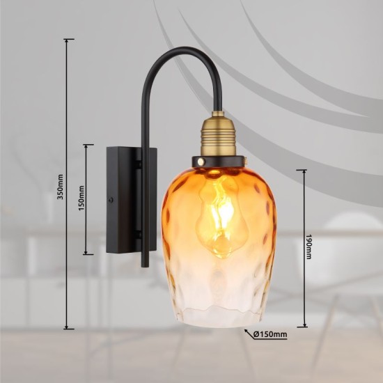 GLOBO LAMPA DE PERETE SALVY 15786W