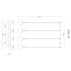 GLOBO CEILING LAMP DALTON 15885-4H