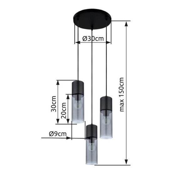 GLOBO CEILING LAMP ANNIKA 21000-3HB