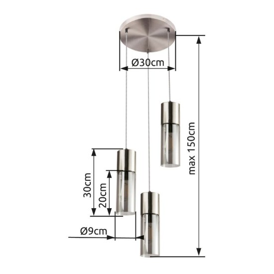 GLOBO CEILING LAMP ANNIKA 21000-3HМ