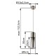 GLOBO PENDANT LAMP ANNIKA 21000HN
