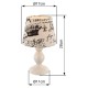 GLOBO TABLE LAMP METALIC 21692