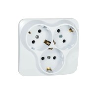 ATRA CLASSIC WHITE TRIPLE SOCKET 5311