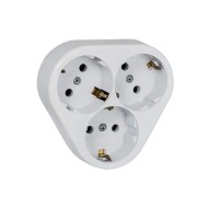 ATRA CLASSIC WHITE TRIPLE SOCKET 5301