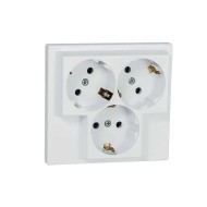 ATRA CLASSIC WHITE TRIPLE SOCKET 5305