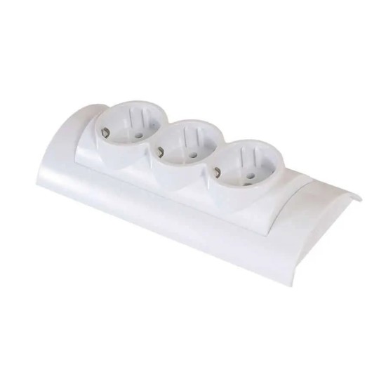 ATRA WHITE TRIPLE SOCKET 7133