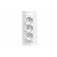 ATRA WHITE TRIPLE SOCKET 7133