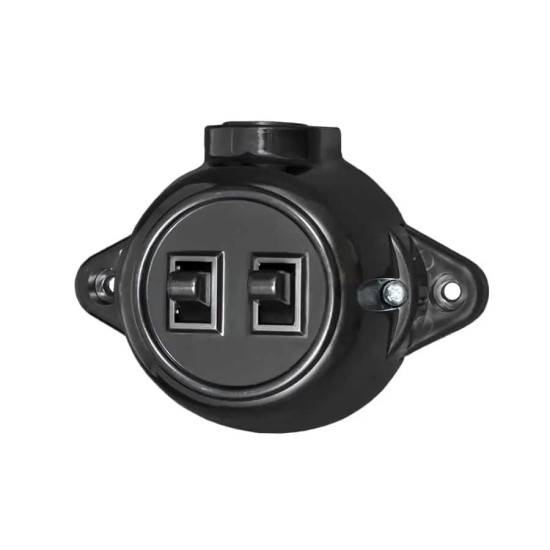 ATRA RETRO BLACK TWO WAY SWITCH
