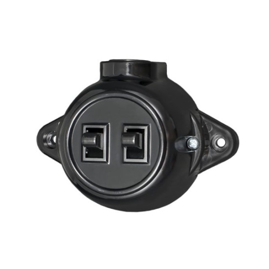 ATRA RETRO BLACK TWO WAY SWITCH