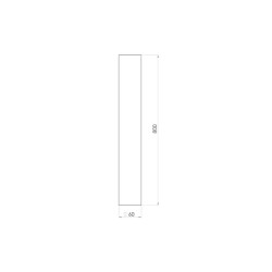 ATRA LAMPA STALP Ф60 H80CM