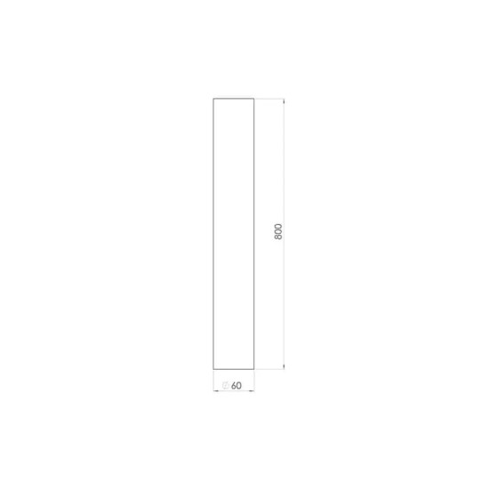 ATRA PVC POLE Ф60 H80СМ