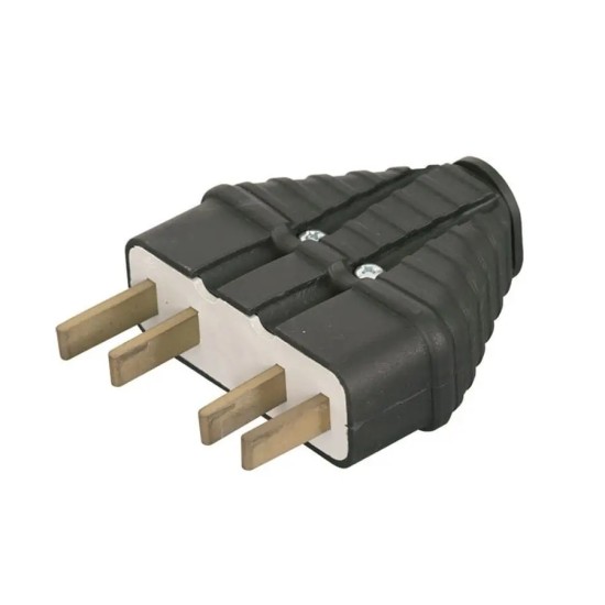 ATRA PRIZA TRIFAZAT NEGRU 7124