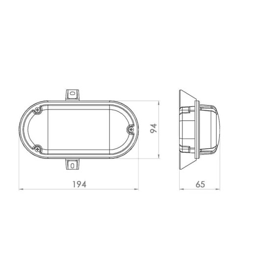 ATRA ECONOMIST LED 6W APLICE PLAFONIERA EXTERIOR GRI 3002