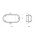 ATRA ECONOMIST LED 6W APLICE PLAFONIERA EXTERIOR GRI 3002
