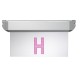 ATRA LIGHTING FIXTURE DIRECTIONAL SIGN HYDRANT 3120