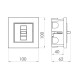 ATRA WHITE BOILER BOARD/SWITCH LABEO 4231