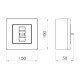 ATRA WHITE BOILER BOARD/SWITCH LABEO 4234