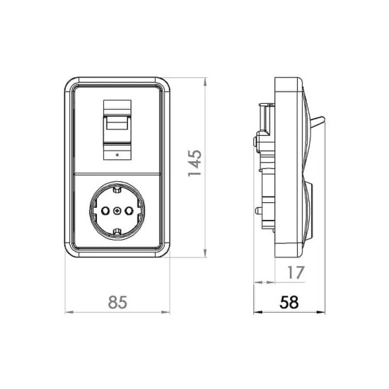ATRA WHITE BOILER BOARD/PANEL 4238