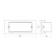ATRA LINE PLAFONIERA EXTERIOR GRI 6119
