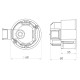 ATRA CONSOLE BOX GREEN FOR HOLLOW WALLS 8200