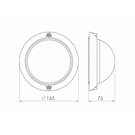 ATRA LED ВЪНШЕН ПЛАФОН 8803