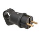 ATRA PLUG ANGLE CAUCUC NEGRU CU MÂNER 1327