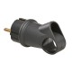 ATRA PLUG ANGLE CAUCUC NEGRU CU MÂNER 1327