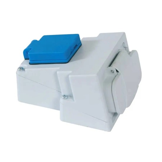 ATRA MODUL TRIFAZAT CU CAPAC ALB IP44 7142