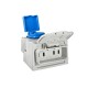 ATRA MODUL TRIFAZAT CU CAPAC ALB IP44 7142