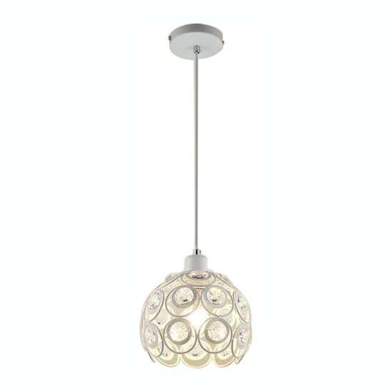 NIKOM PENDUL CU CRISTALE NG 312-1A ALB