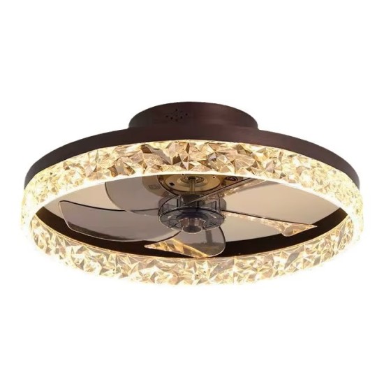 LED PLAFONIERA HIT CCT FAN APP 84W Ф50 9797BK
