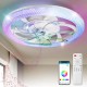 NIKOM LED CEILING LIGHT FAN HIT BТ SMART RGB+APP 84W Ф50  LG 9898