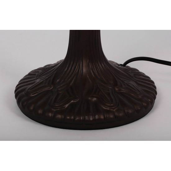 KAJA TABLE LAMP  TIFFANY SUNFLOWERS GLASS E27 K-G16814