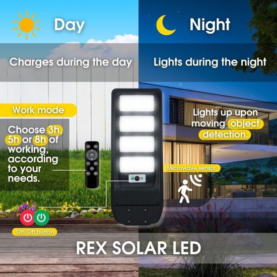 VIVALUX LED LIGHT REX SOLAR LED 100W 6400K IP65 - REX SOLAR LED