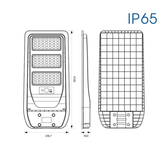 VIVALUX СОЛАРНО LED ОСВЕТИТЕЛНО ТЯЛО REX SOLAR LED 100W 6400K IP65