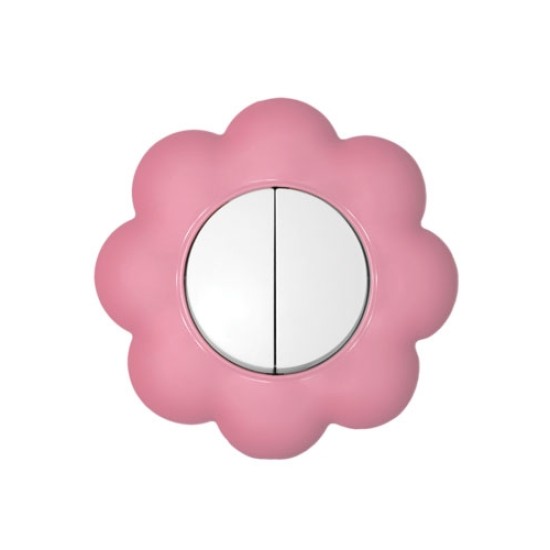 ÎNTRERUPĂTOR CU DOUĂ CIRCUITE METALKA MAJUR HAPPY 10A FLOARE 16.35.004
