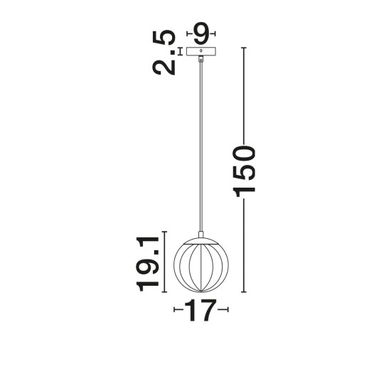 NOVA LUCE ПЕНДЕЛ ABBACUS 9236316