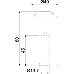 OBO BETTERMANN DRIVE HEAD FOR DEEP EARTHING POLE ST,BP,OMEX 3042200