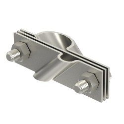 OBO BETTERMANN TERMINAL, CONNECTING CLAMP RAIL 40X4-ROD Ф20mm-CONDUCTOR Ф8 V2A 5001617
