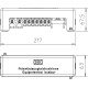 OBO BETTERMANN ШИНА ЗА ИЗРАВНЯВАНЕ НА ПОТЕНЦИАЛИТЕ 1801 VDE 5015650