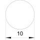 OBO BETTERMANN UNINSULATED EARTHING CONDUCTOR AlMgSi Ф10 95м 5021308